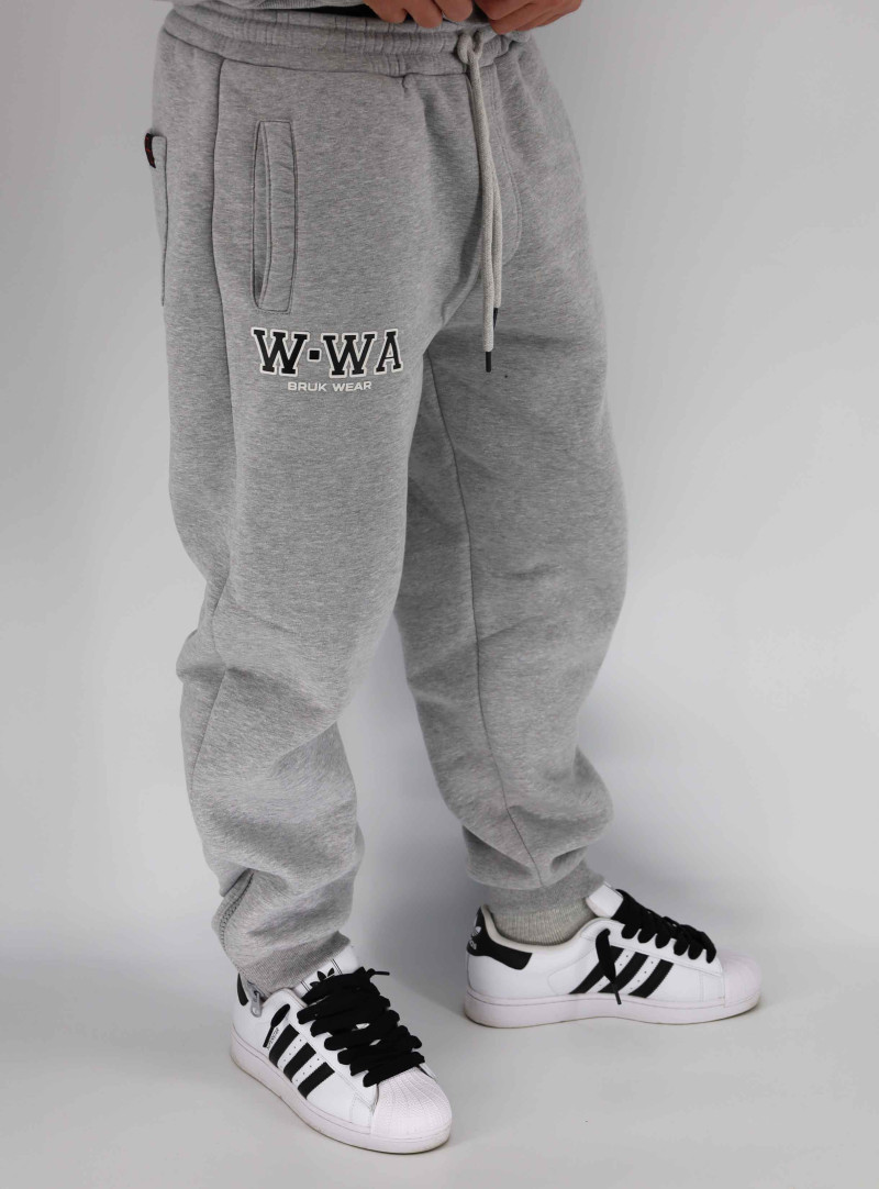 Spodnie Dresy Szare W-WA Bruk Wear